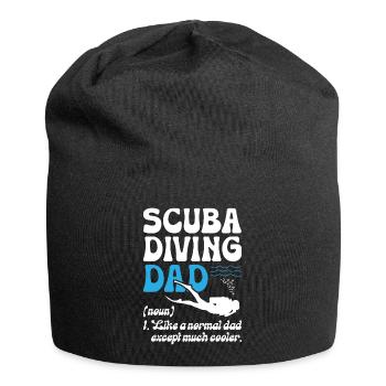 Scuba Diving Dad - Jersey Beanie - black - Front