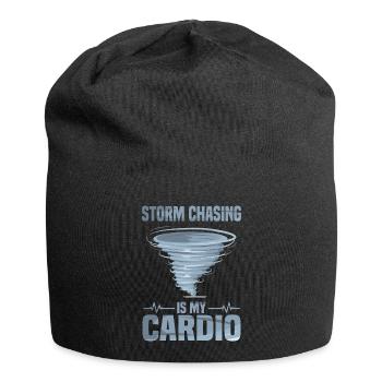 Sturmjäger Shirts | Unwetter Sturm Blitz Geschenke - Jersey-Beanie - Schwarz - Vorne