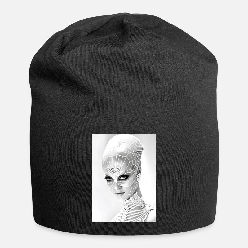 Mantidae - Jersey Beanie - black