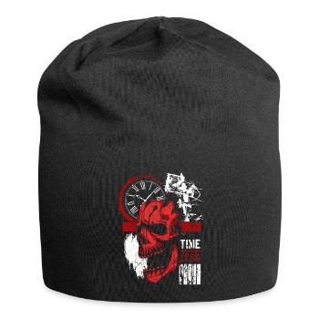 Tattoo Trash Raven - Jersey Beanie - black - Front