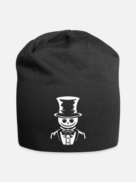 Snowman Joyful Dapper - Jersey Beanie - black