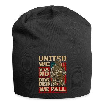 Tourisme patriotique aux États-Unis - Bonnet en jersey - noir - Devant