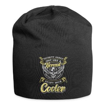 Security Protection Work Night Shift - Jersey Beanie - black - Front