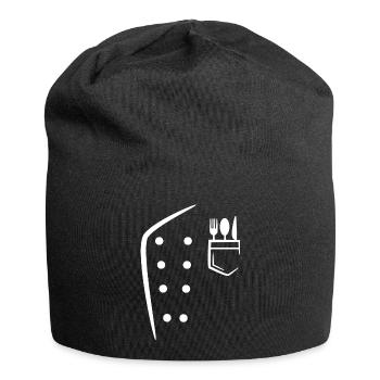 Chef, Travail, Bourreau de travail, Profession, Succès, Carrière - Bonnet en jersey - noir - Devant