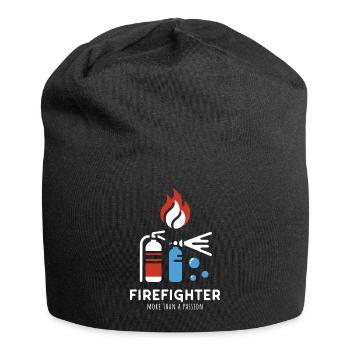L’association des pompiers est plus qu’une passion - Bonnet en jersey - noir - Devant