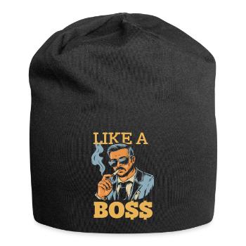 smoke design - Jersey Beanie - black - Front