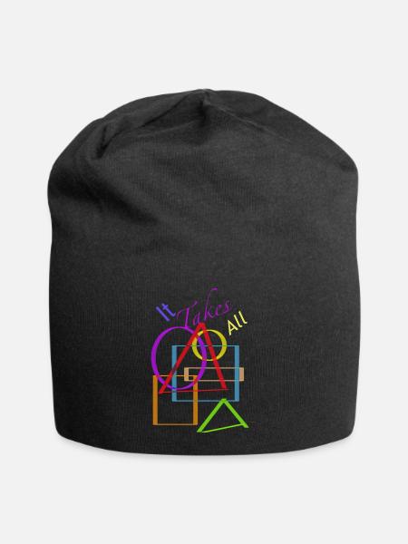 Toutes les formes - Bonnet en jersey - noir
