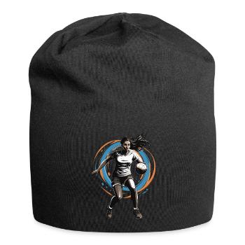 Joueur de handball streetwear Un style iconique - Bonnet en jersey - noir - Devant