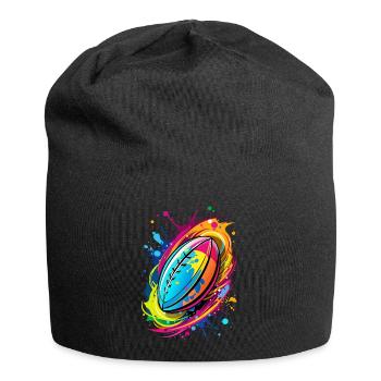 Neon Energy Rugby Splash - Jersey-Beanie - Schwarz - Vorne