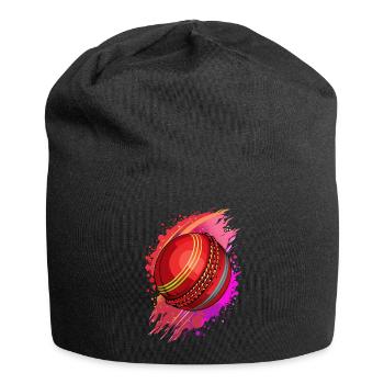 Kosmischer Cricket-Kampf - Jersey-Beanie - Schwarz - Vorne