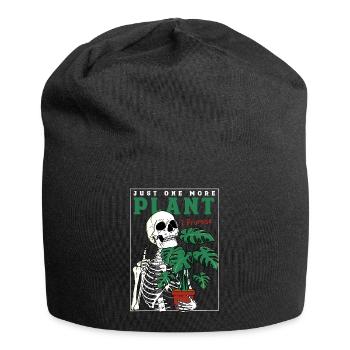 One More Plant - Jersey Beanie - black - Front