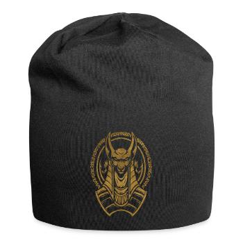 Hiéroglyphe égyptien drapeau du Nil pyramide du pharaon Le Caire - Bonnet en jersey - noir - Devant