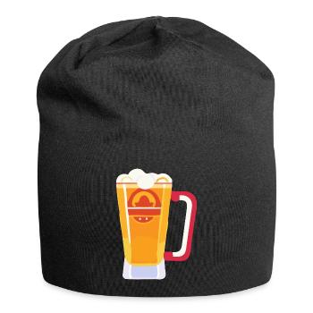 Bouteille de bière Mug Booze Enterrement de vie de garçon 4 - Bonnet en jersey - noir - Devant