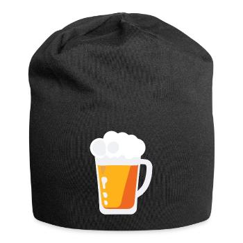 Beer Flask Mug Booze Bachelor Party 1 - Jersey Beanie - black - Front