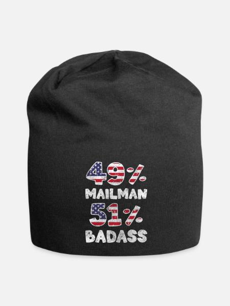 Post Kurier Briefzusteller - Jersey-Beanie - Schwarz