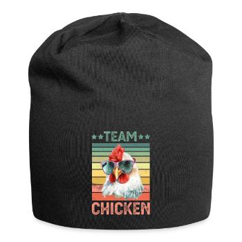 Chicken Chickens - Jersey Beanie - black - Front