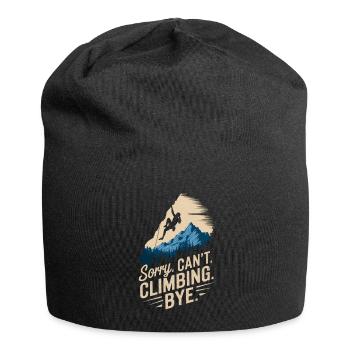 Klettern Freeclimbing felsklettern für Frauen - Jersey-Beanie - Schwarz - Vorne