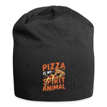 Lustiger Pizza Spruch Pizza Liebhaber - Jersey-Beanie - Schwarz - Vorne