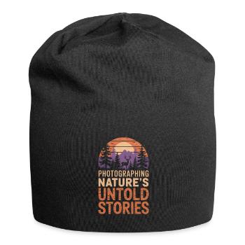 Photographie, Photographie de nature, Photographie animalière - Bonnet en jersey - noir - Devant