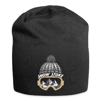 Snow Stoke - Jersey Beanie - black - Front