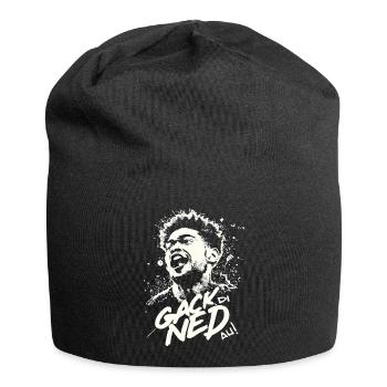 Mundart gack di ned au - Jersey-Beanie - Schwarz - Vorne