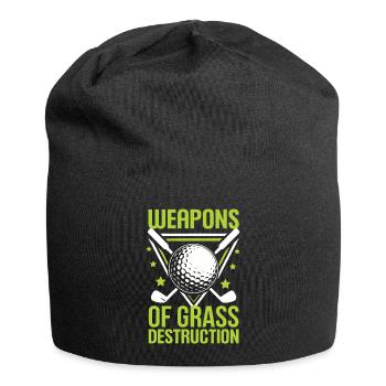 Golf - Armes de destruction de l’herbe - Bonnet en jersey - noir - Devant