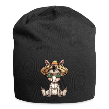 Âne Drôle Sombrero - Bonnet en jersey - noir - Devant