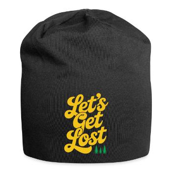 Abenteuer - Let's Get Lost - Jersey-Beanie - Schwarz - Vorne