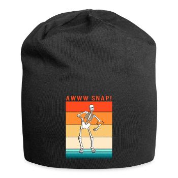 Arm Fracture Halloween Skeleton Bone Bone Fracture - Jersey Beanie - black - Front