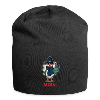 Moin Seagull Seemann Frise orientale Vacances - Bonnet en jersey - noir - Devant
