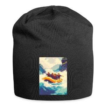 Rafting-Expedition in Wild Rapids - Jersey-Beanie - Schwarz - Vorne