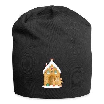 Famille de pain d'épices - Bonnet en jersey - noir - Devant