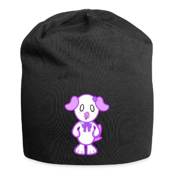 KawaiiDOGGOS - Imprimé floral - Bonnet en jersey - noir - Devant