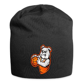 Mascotte des Bulldogs de Power Basketball - Bonnet en jersey - noir - Devant