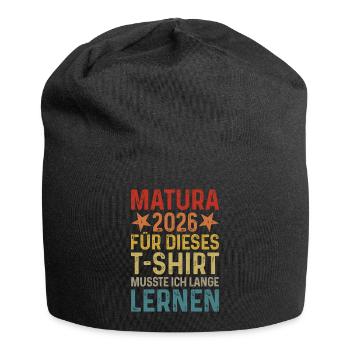 Maturité 2026 - Bonnet en jersey - noir - Devant