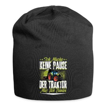 Landwirt - Jersey-Beanie - Schwarz - Vorne