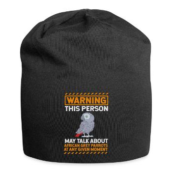 Parrot Grey - Jersey Beanie - black - Front