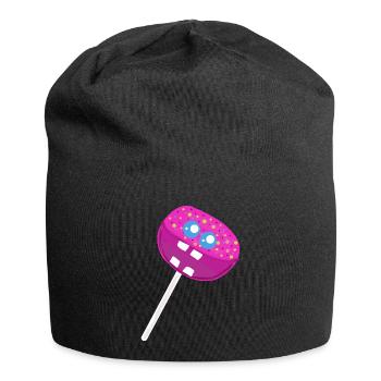 Funny lollipop lollipops kids kid - Jersey Beanie - black - Front