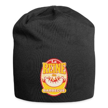La Reine du Barbecue - Bonnet en jersey - noir - Devant