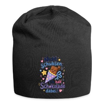 Schulkind Einschulung - Bald ein Schulkind - Jersey-Beanie - Schwarz - Vorne