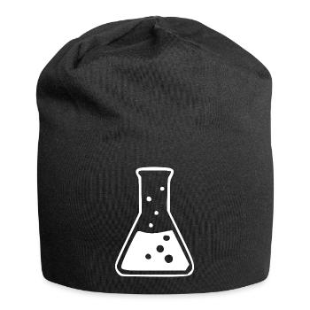 Chemie_Symbol_schwarzweiss_Wissenschaft_science - Bonnet en jersey - noir - Devant