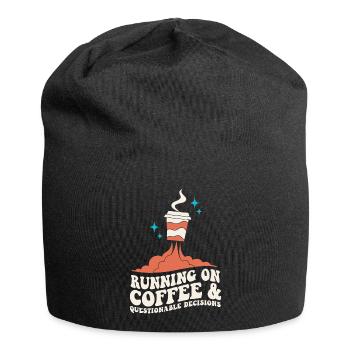 Coffee for questionable decisions - Jersey Beanie - black - Front