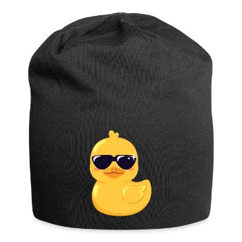 Sunglasses duck for summer - Jersey Beanie - black - Front