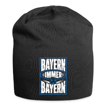 Bayern immer Bayern Wir lieben Bayern - Jersey-Beanie - Schwarz - Vorne