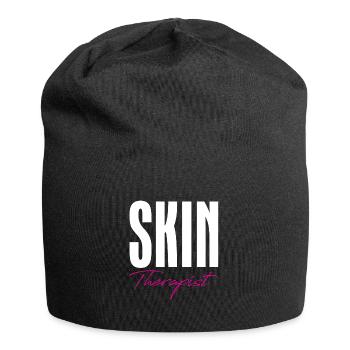 Hauttherapeutin - Jersey-Beanie - Schwarz - Vorne