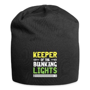 Keeper of the Blinking Lights IT Tech Network - Jersey Beanie - black - Front