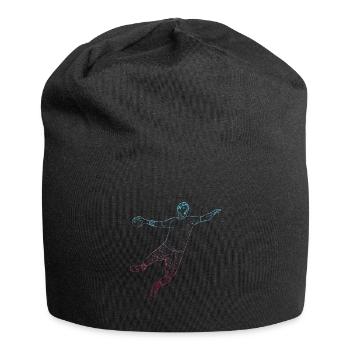 handball handballspieler handballer - Jersey-Beanie - Schwarz - Vorne