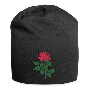 Rose - Jersey Beanie - black - Front