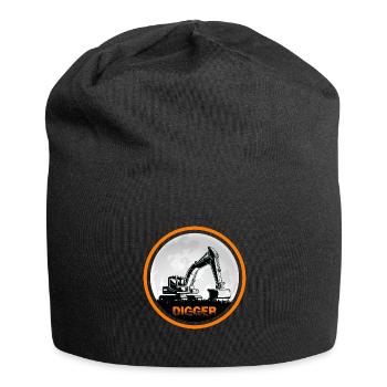Baggerfahrer Bagger "Digger" Baggerschaufel - Jersey-Beanie - Schwarz - Vorne