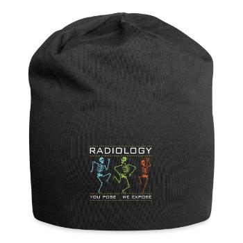 Dewi Dancing Skeletons - Radiologist Design - Jersey Beanie - black - Front
